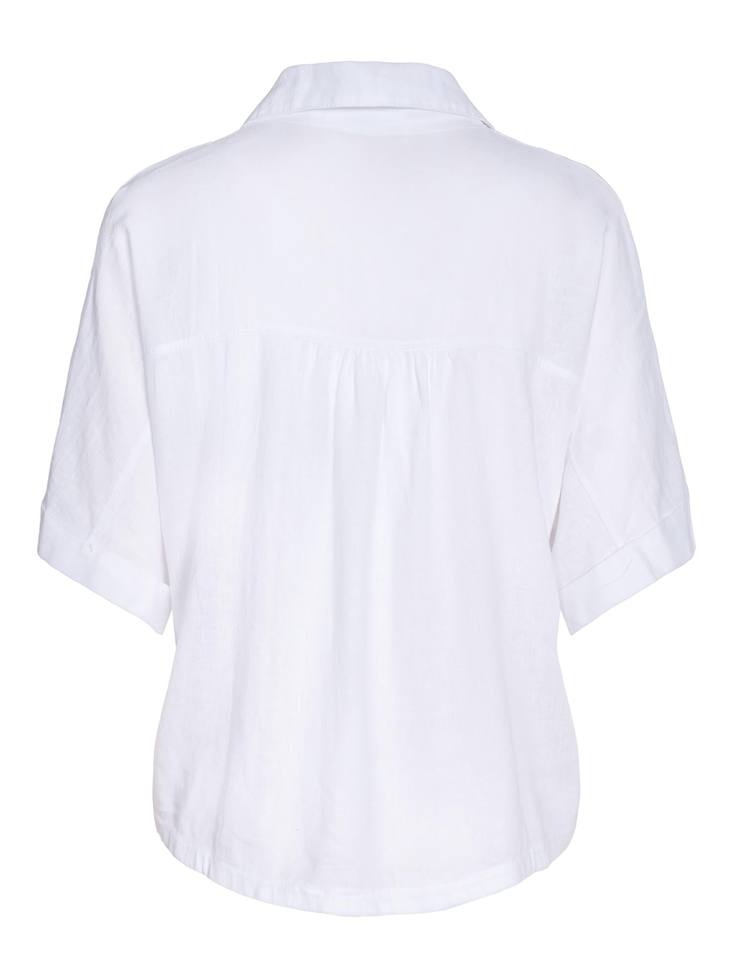 Ribbon shirt Hvit