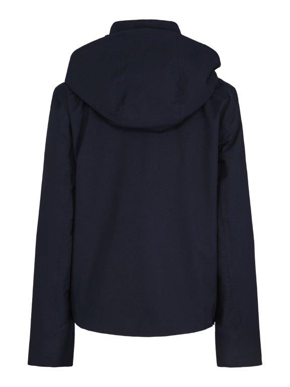 Down short weather jacket Marineblå