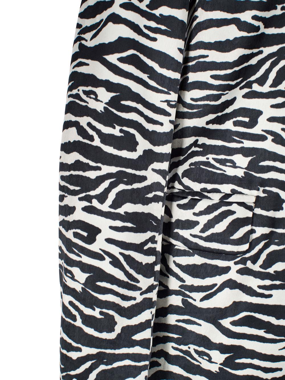 Satin blazer Zebra