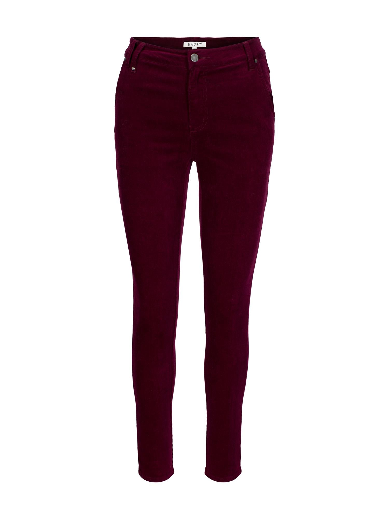 Cord detailed trouser Dark Rose