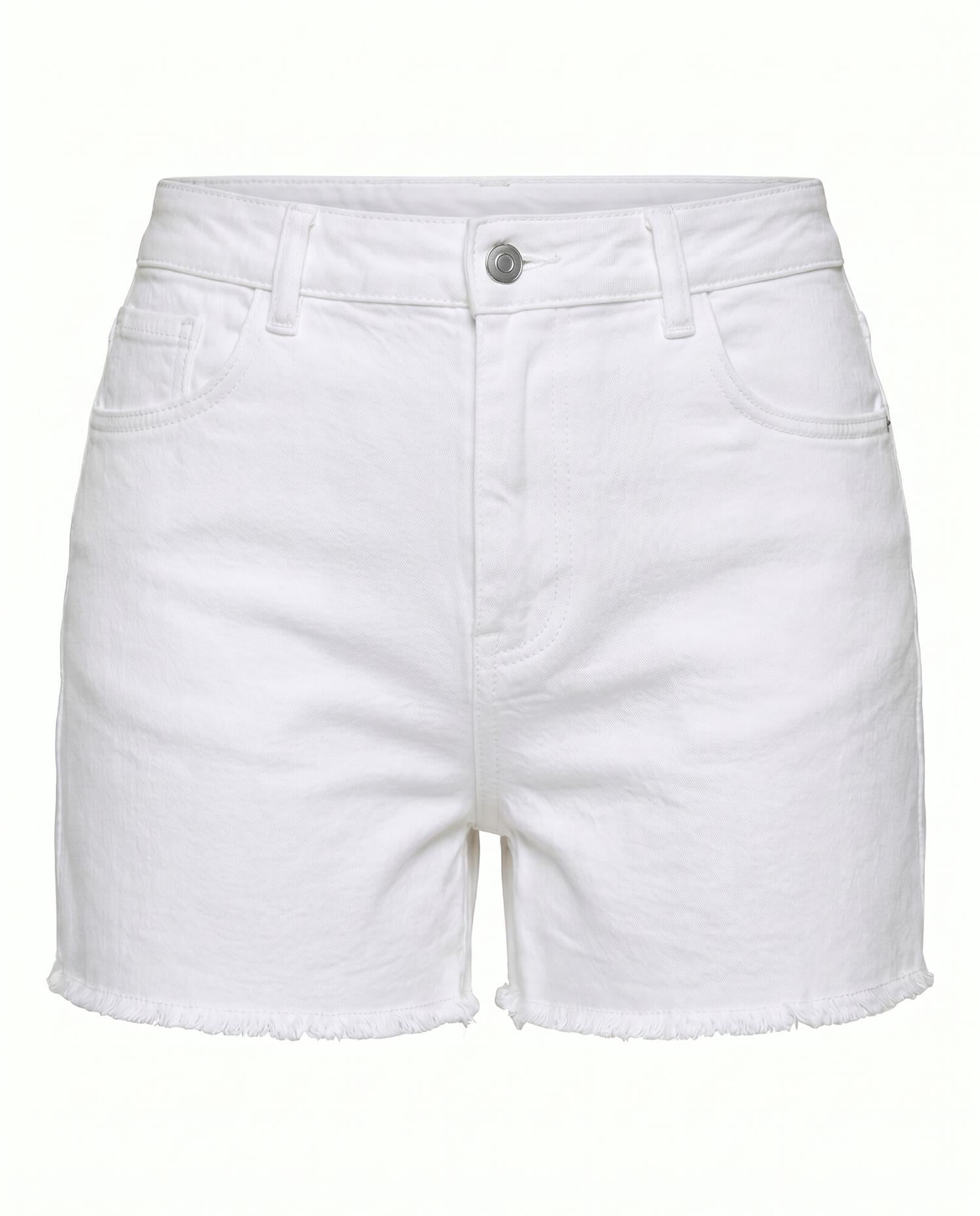 Denim Shorts - 6952 White