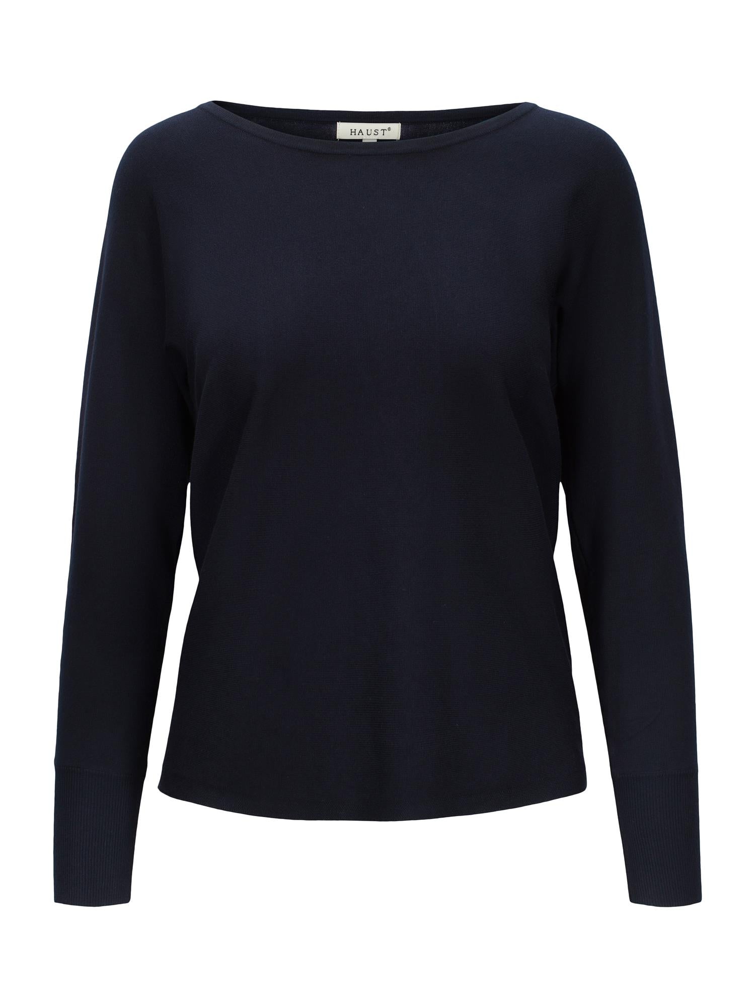Knitted V-Neck Navy