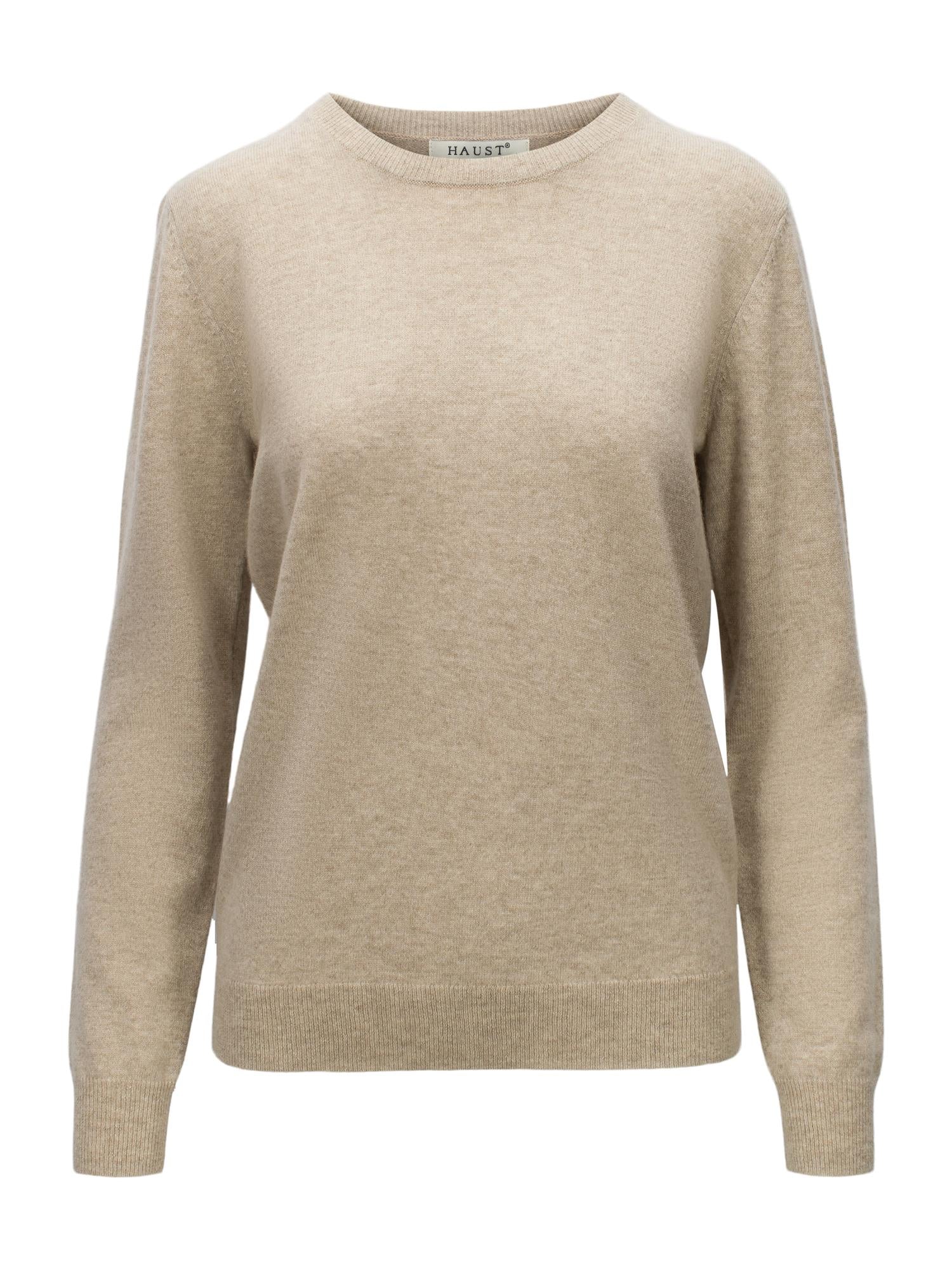 Cashmere Knitted Pullover Sand