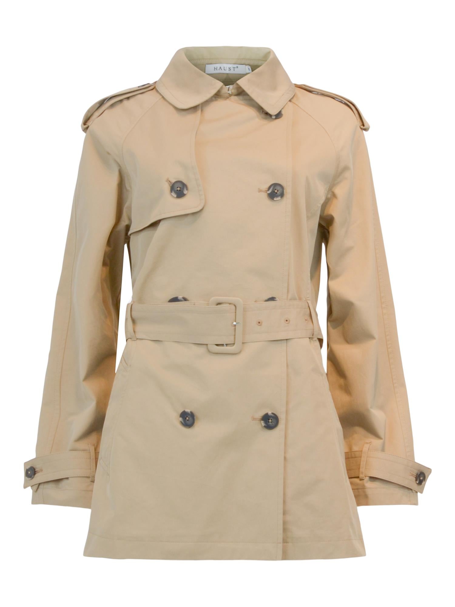 Short classic trench coat Beige