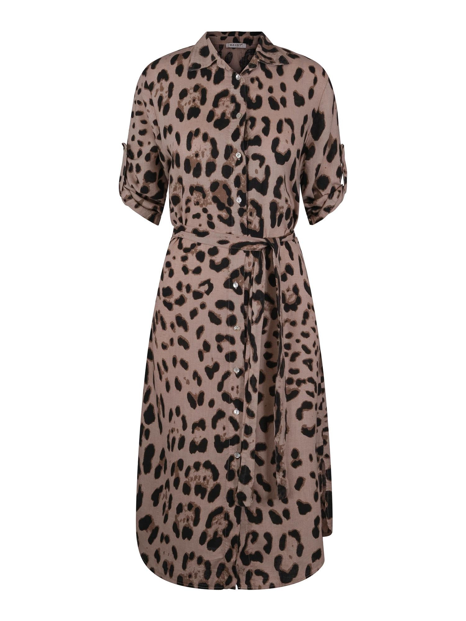 Long fashion shirt dress Dyreprint