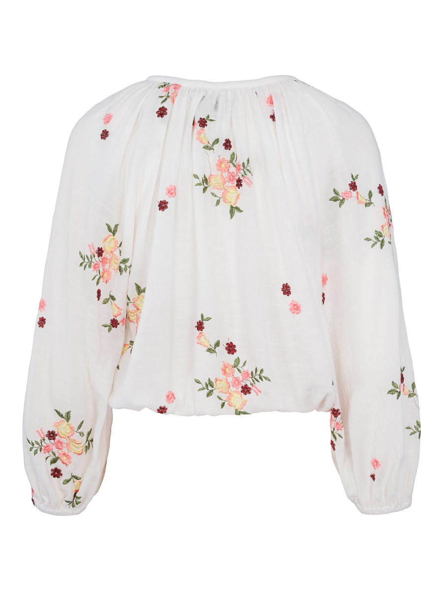 Embroidery blouse Creme