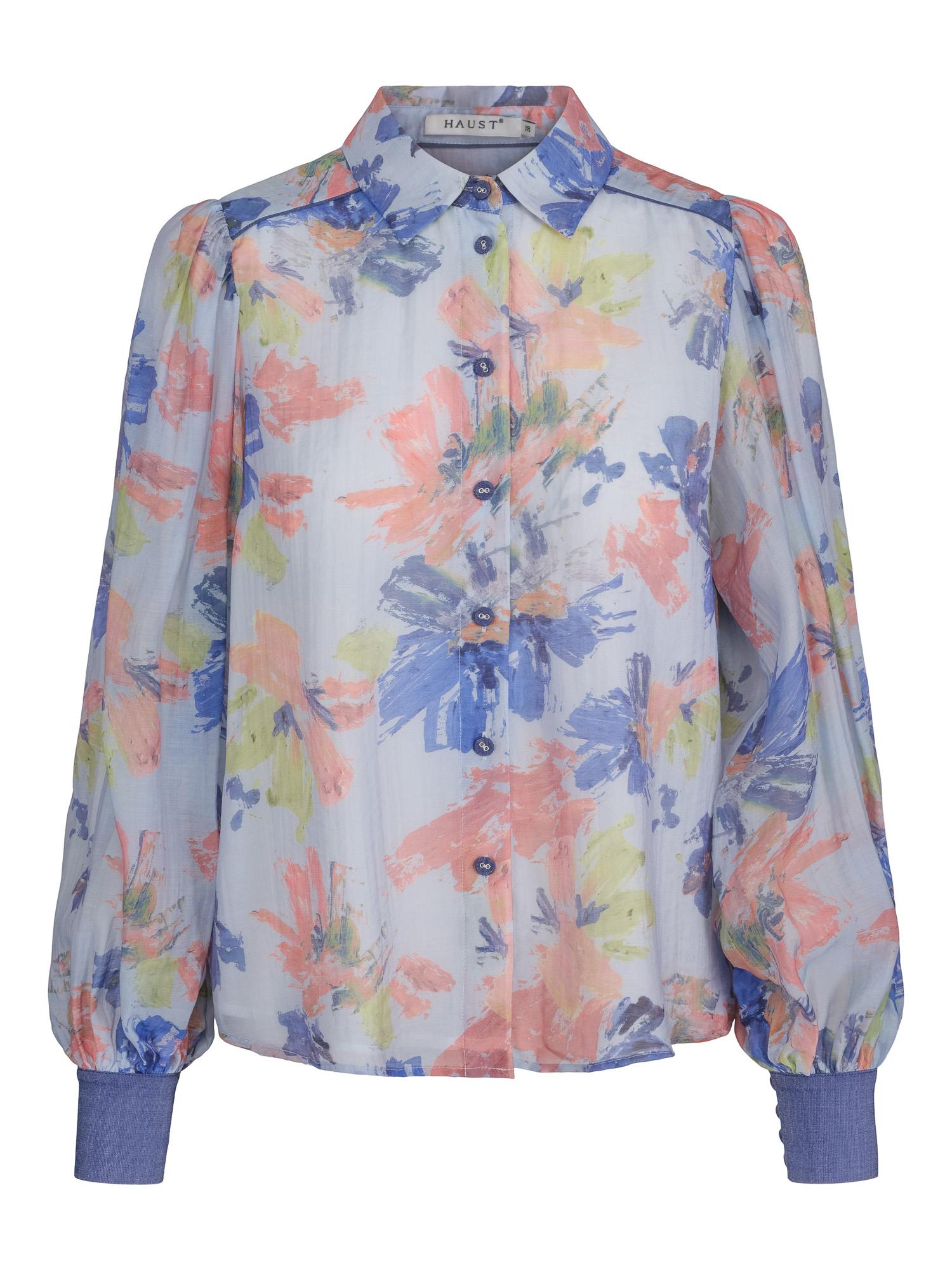 Denim detailed shirt Flower
