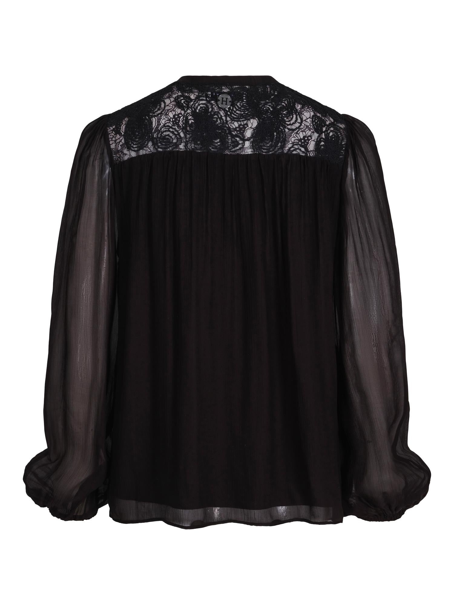 Lace blouse Black