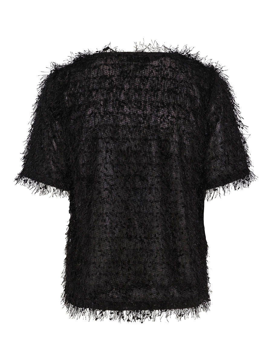Hairy top Black