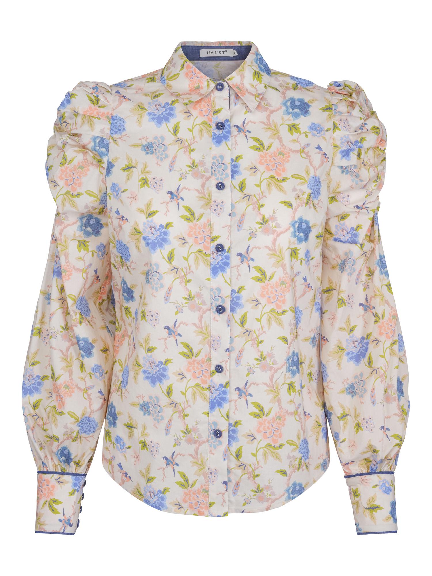 Sleeve blouse Flower