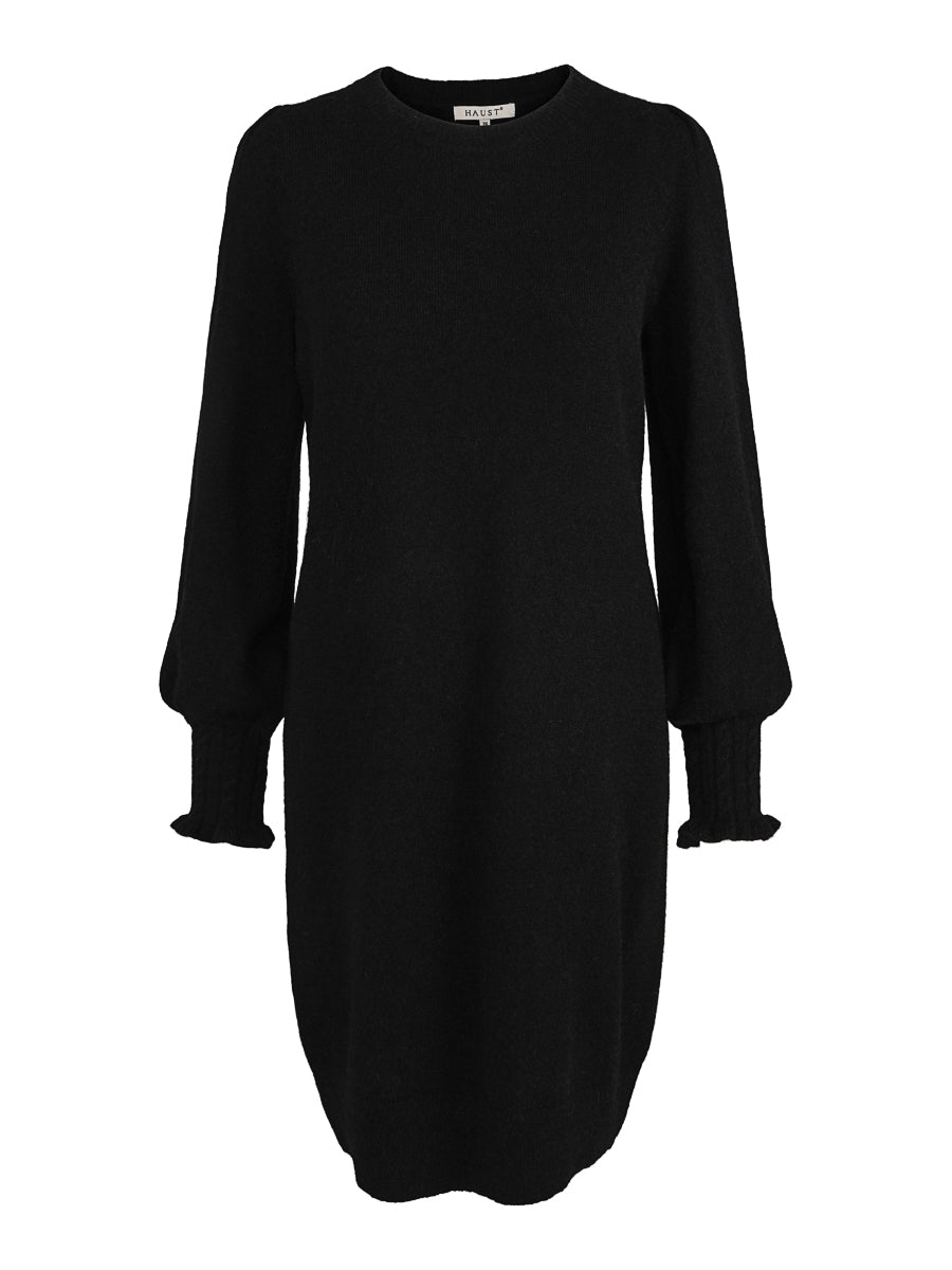 Mohair knitted dress Black