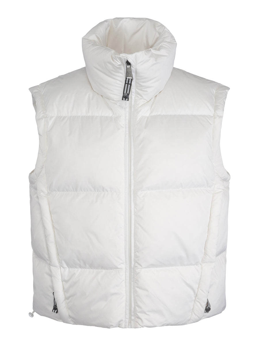 Down vest Creme