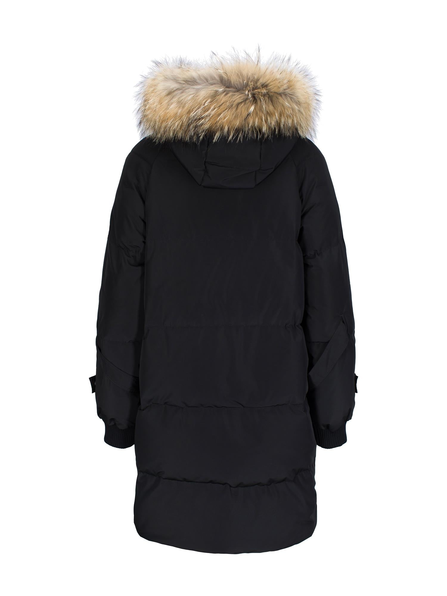 Favorite long puffer Black
