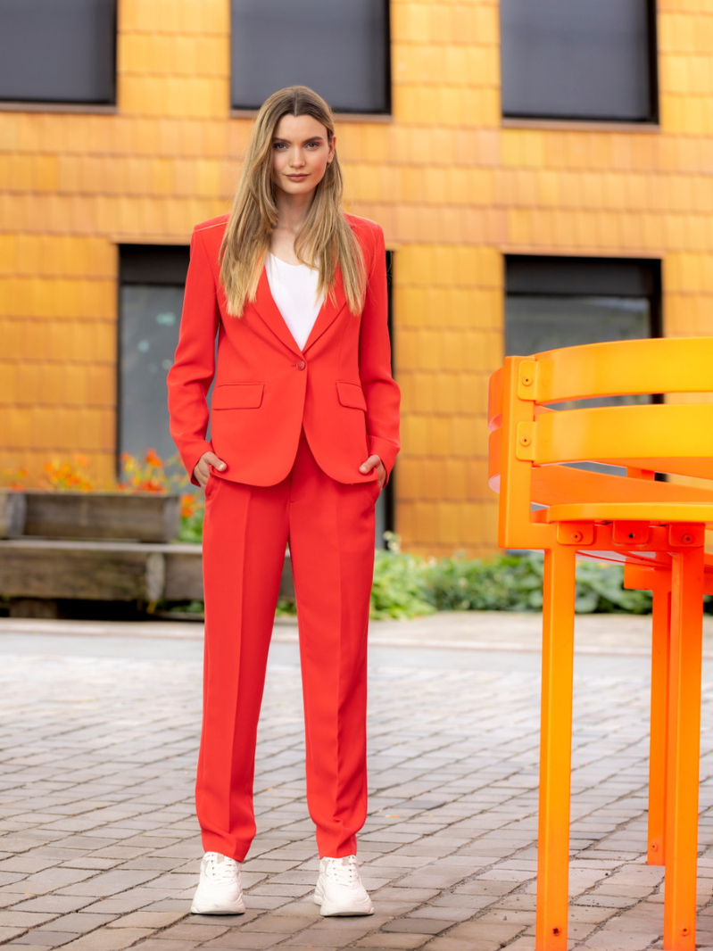 Casual blazer Berry