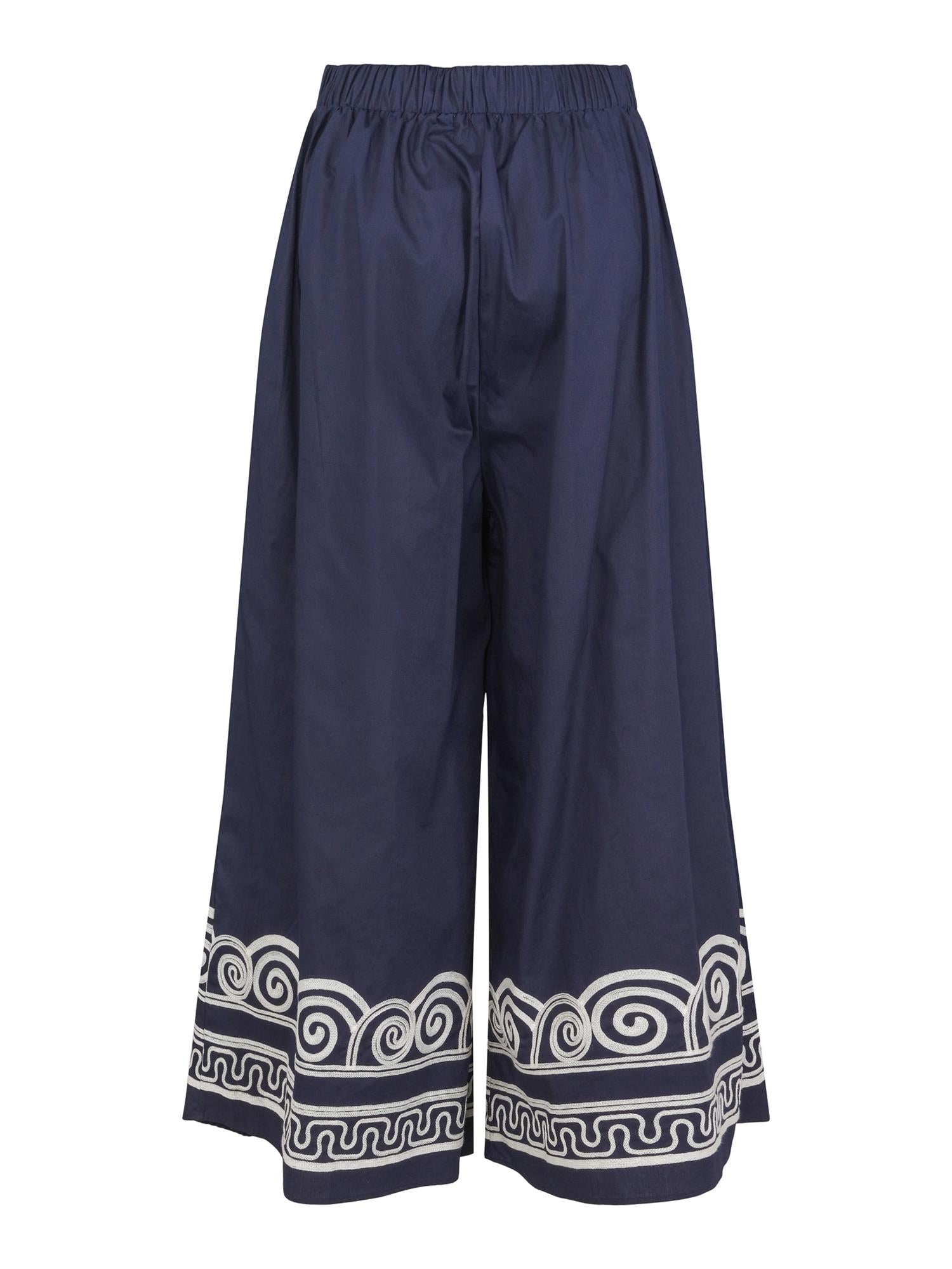 Embr skirt/trouser Marineblå