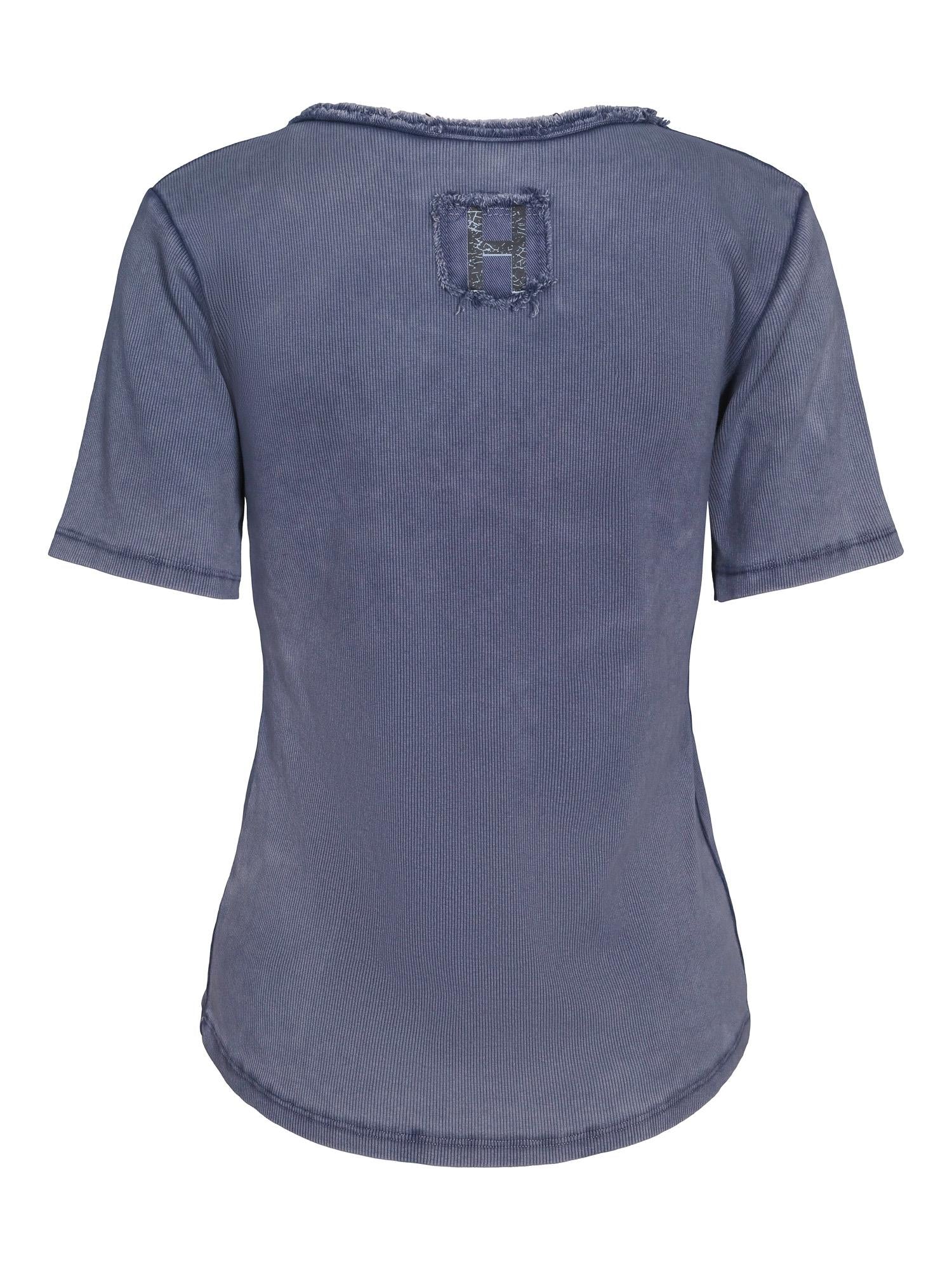 Rough casual top Blå