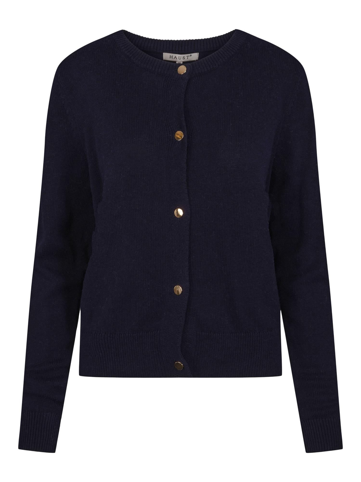 Classic knitted cardigan Navy