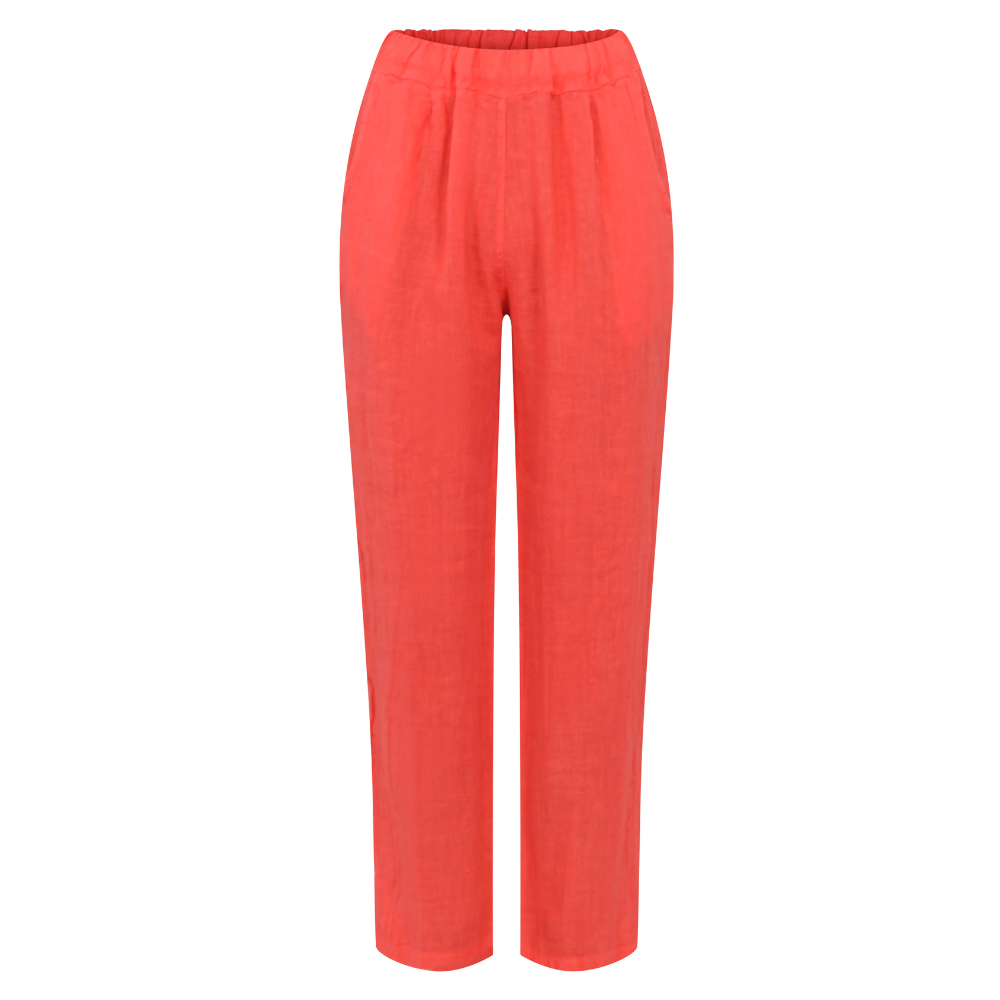 Linen trouser Coral