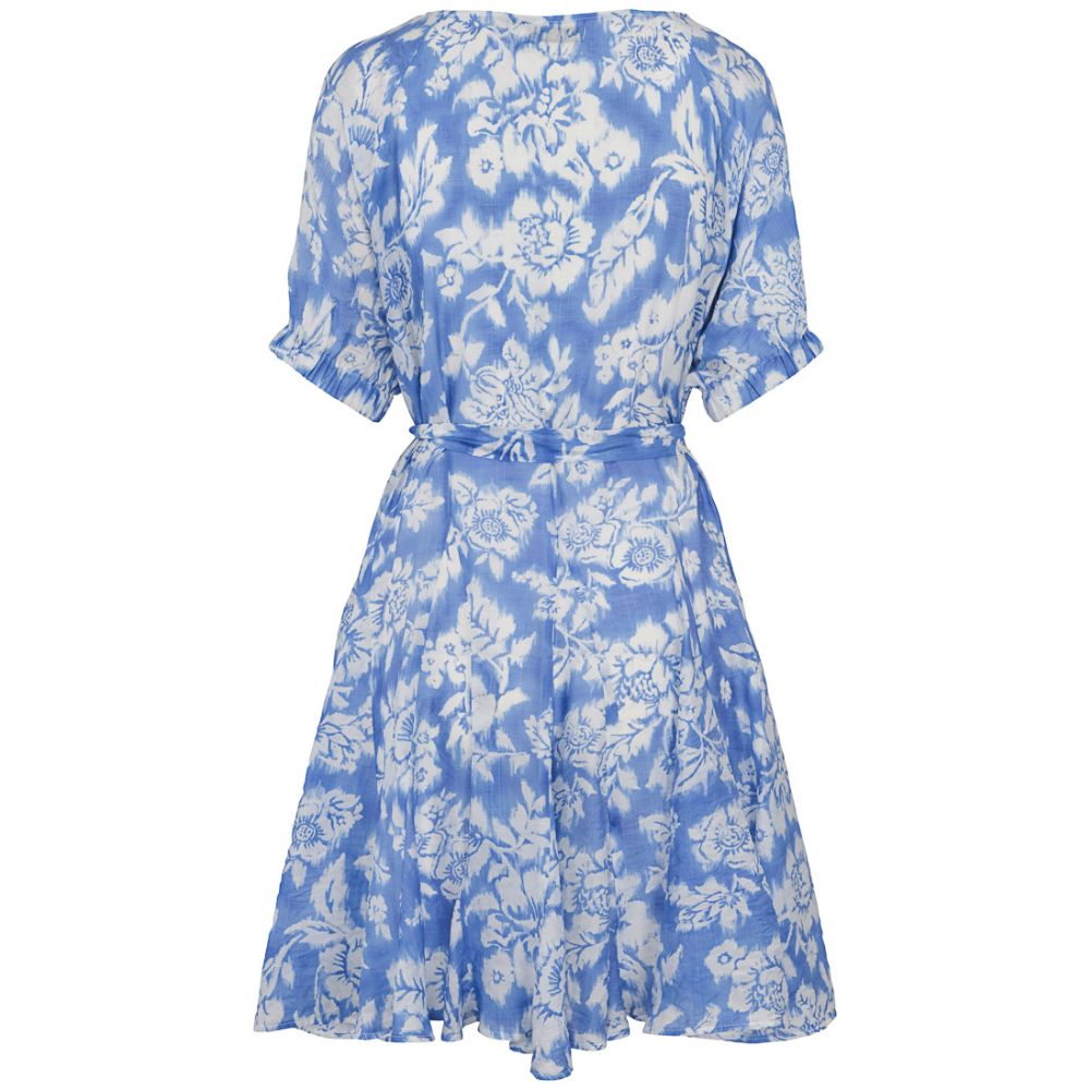 Summer belt dress Blue