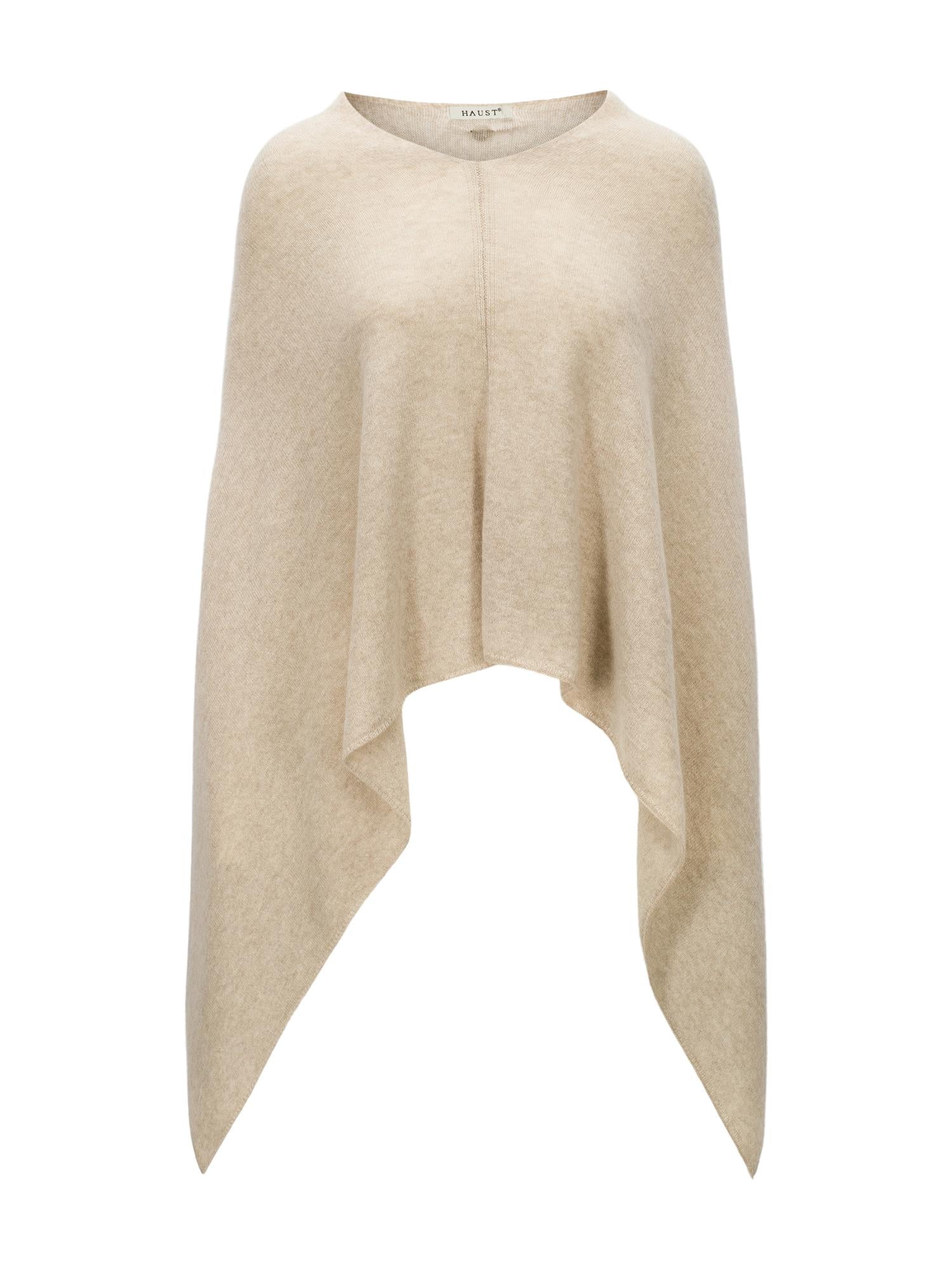 Cashmere Poncho Sand