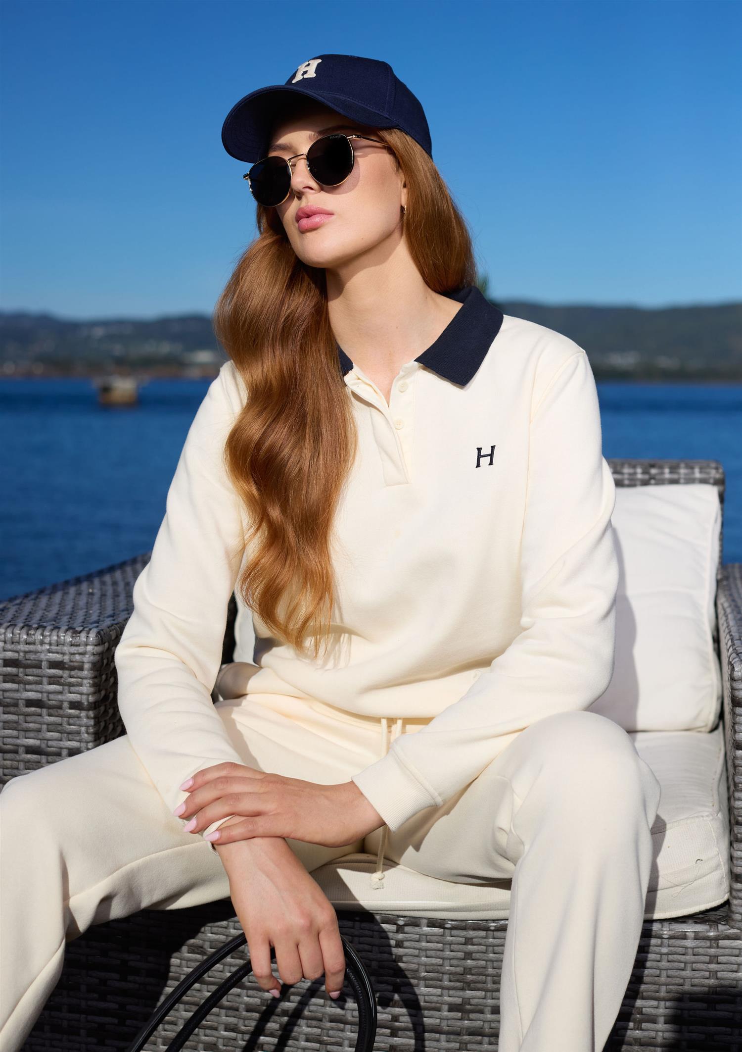 Collar sweater Creme