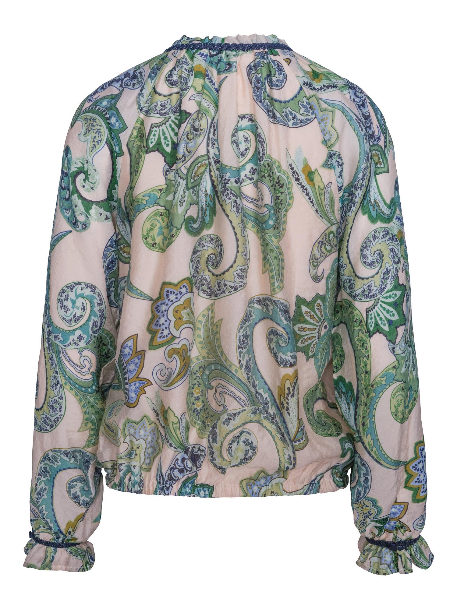 Denim detailed blouse Paisley