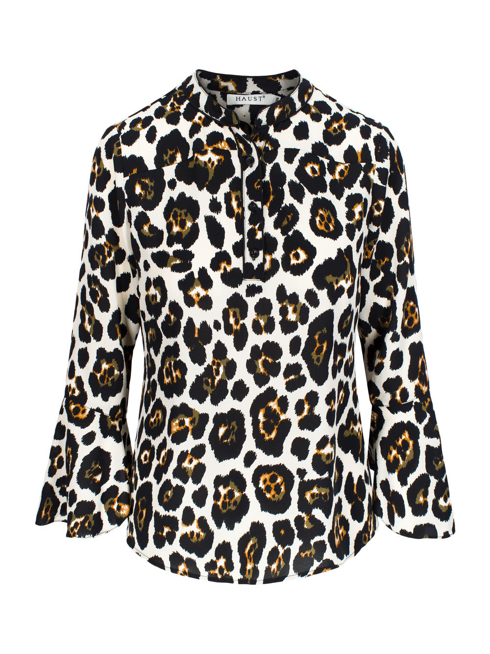 Piping blouse Leopard