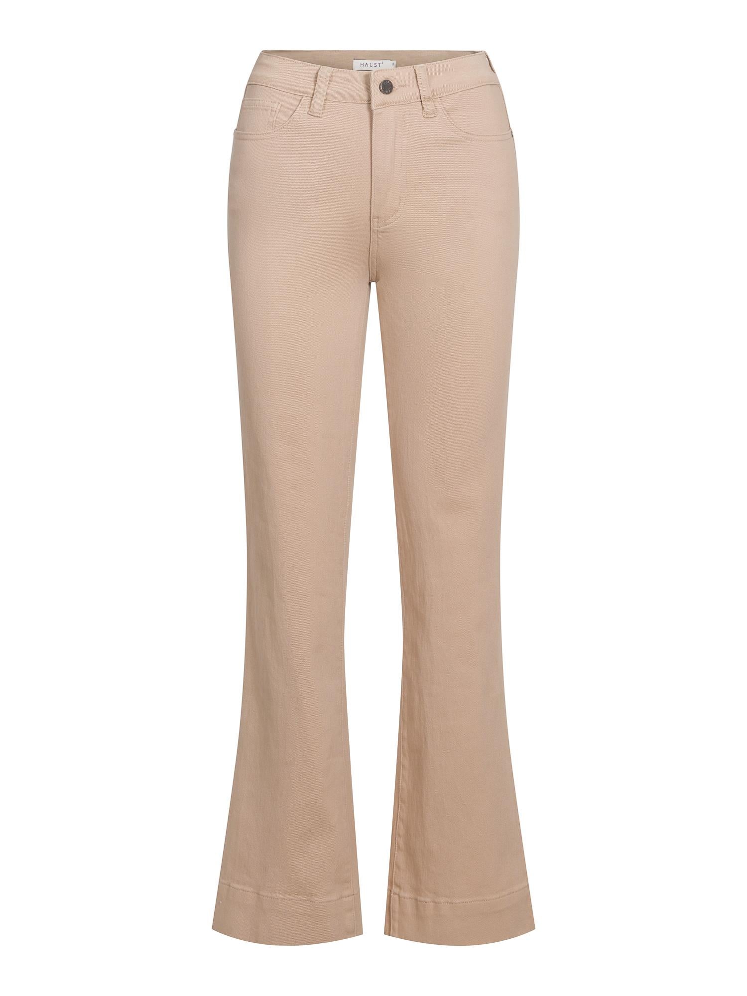 FANNY - Casual stretch twill trouser 79 cm Sand