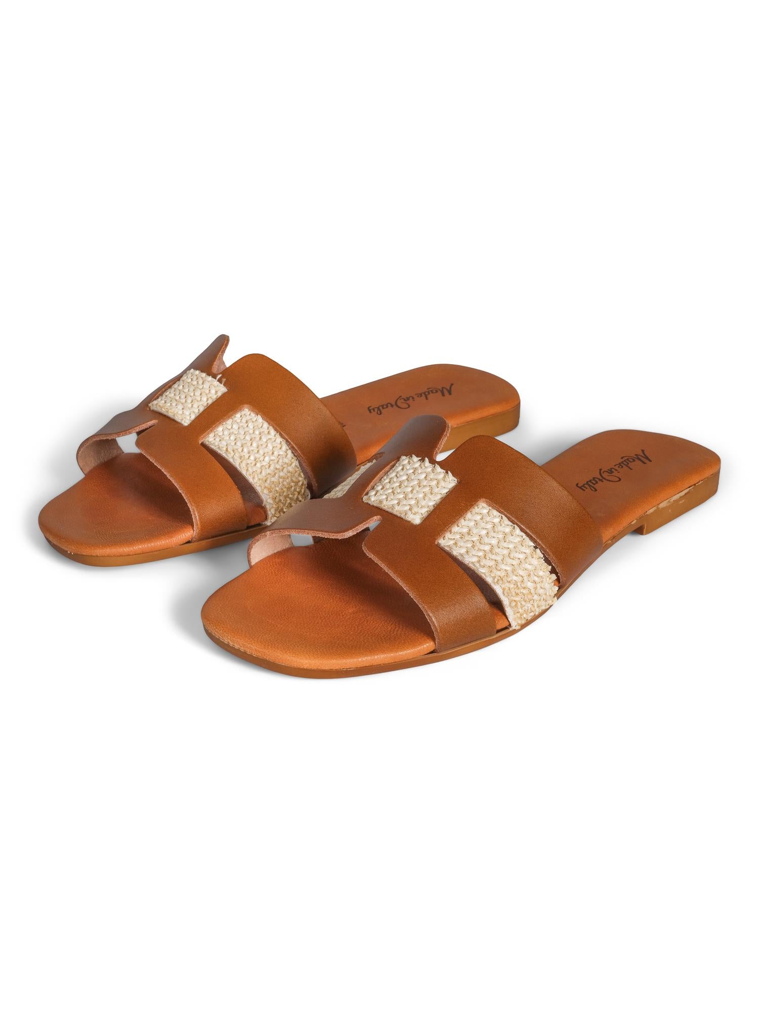 Classic sandals Cognac