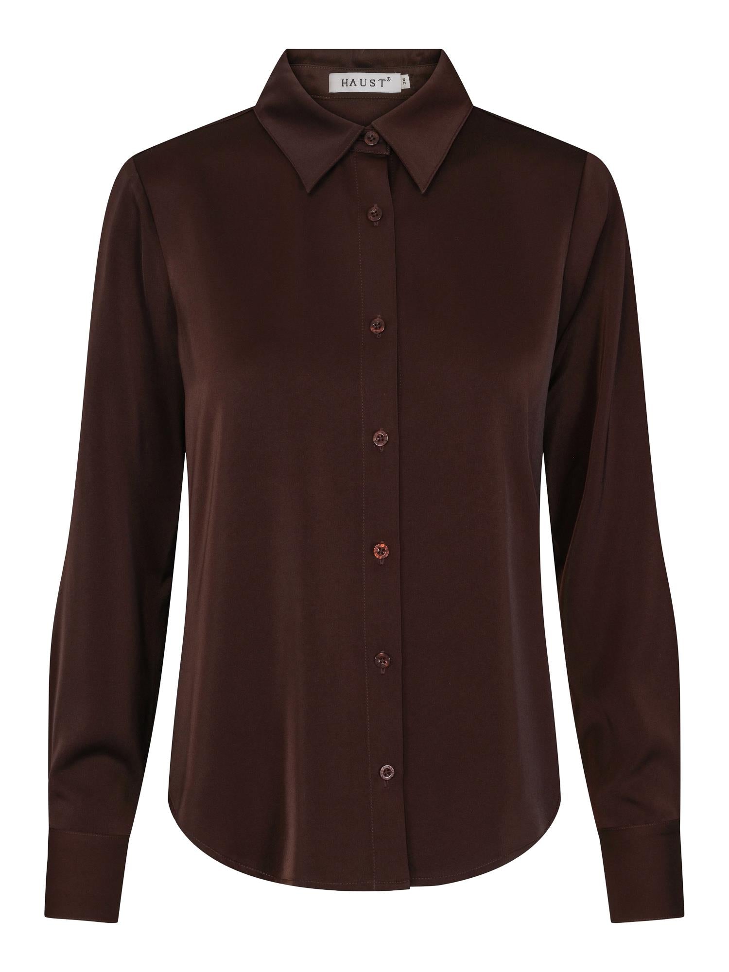 55 835 Everyday shirt Mørkebrun