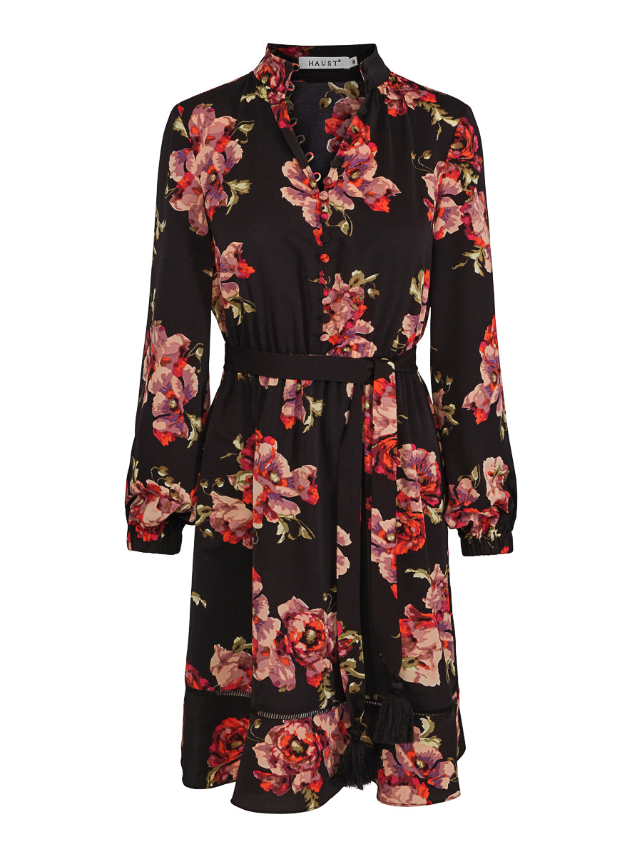 Flower dress Black/Flower