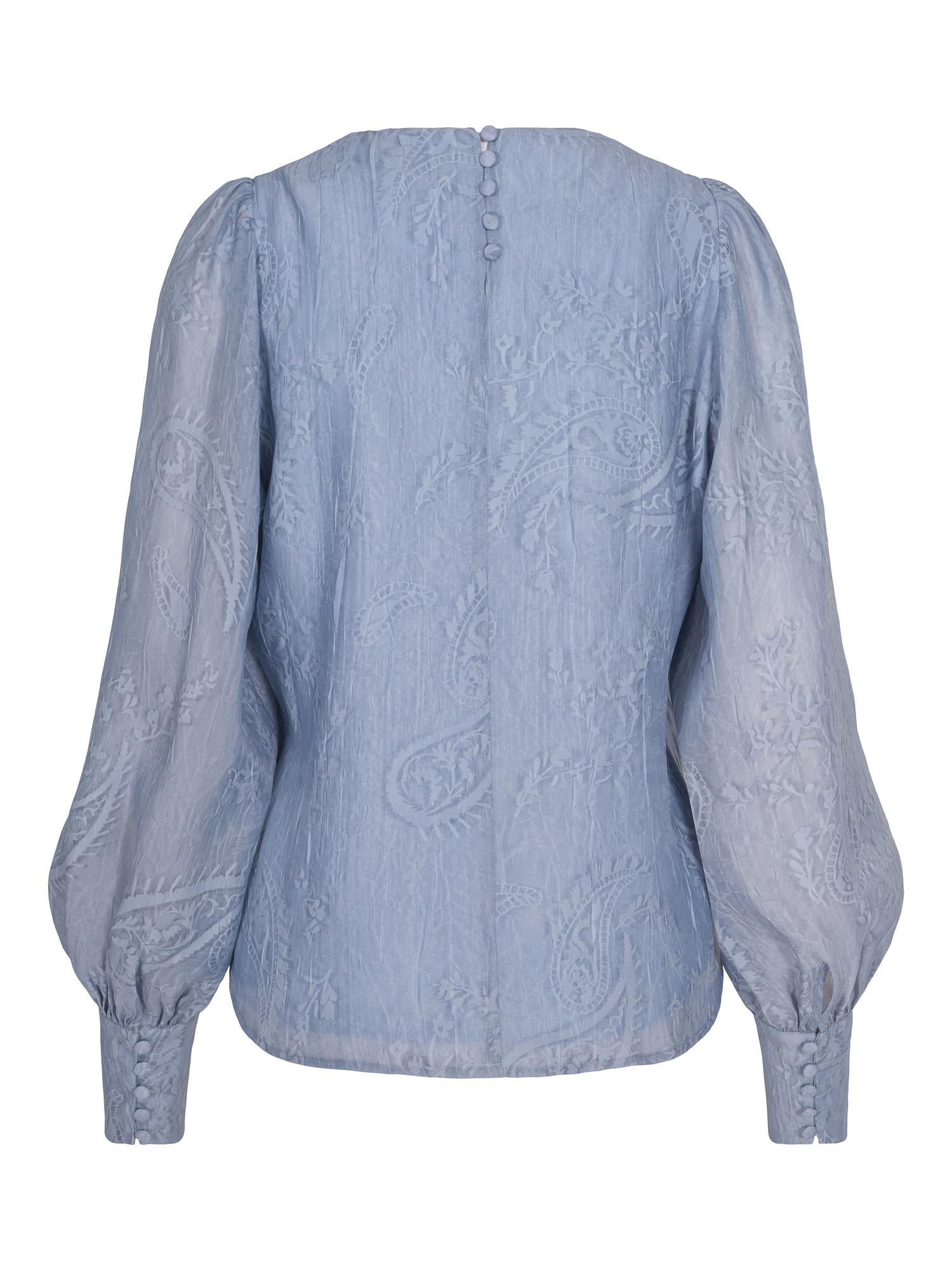 Button fab blouse Blue