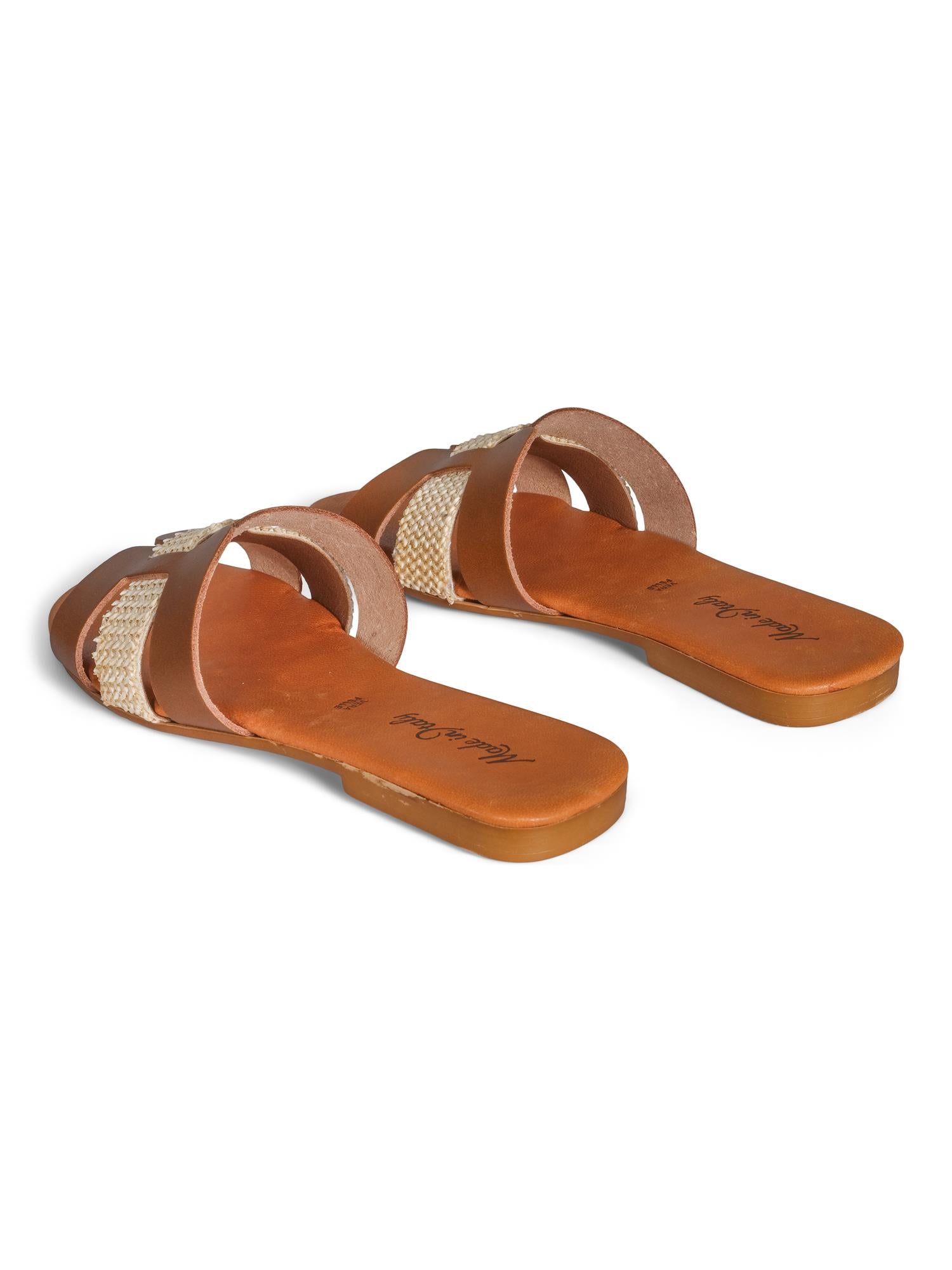 Classic sandals Cognac