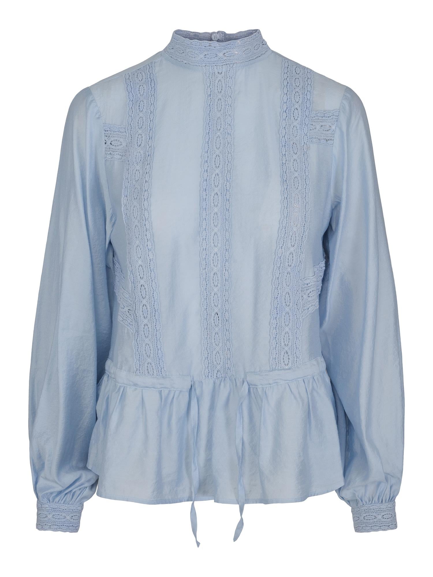 Lace blouse Light Blue
