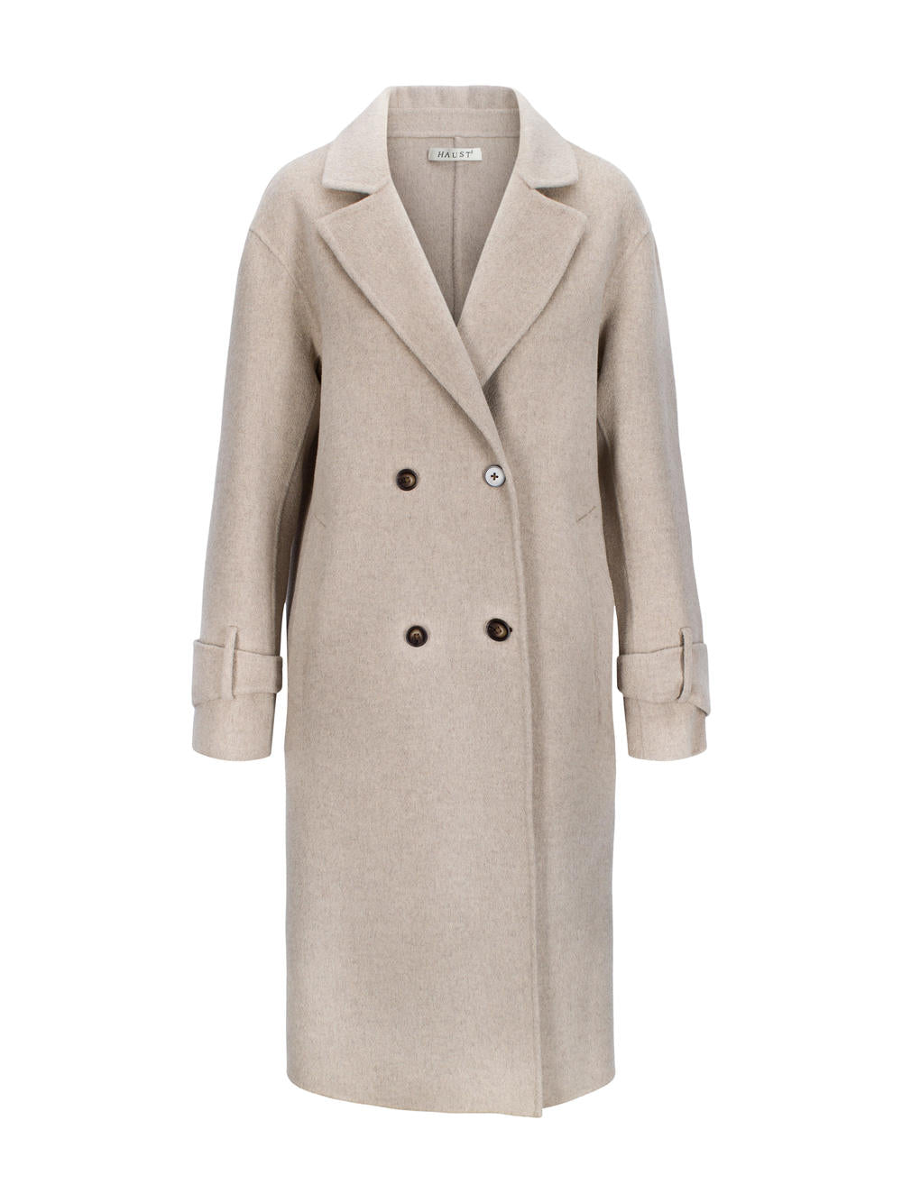 Sleeve cuff coat Light Sand