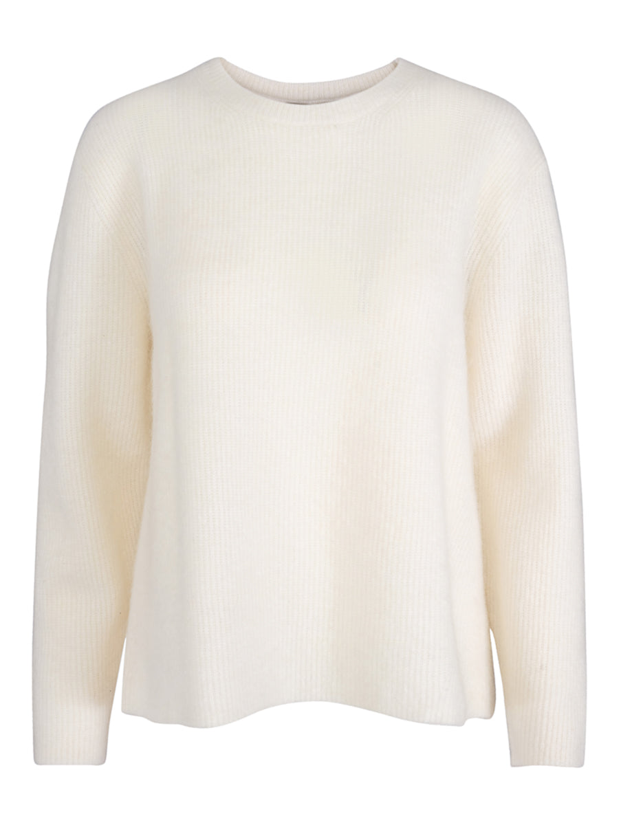 Exclusive mohair casual pullover Creme