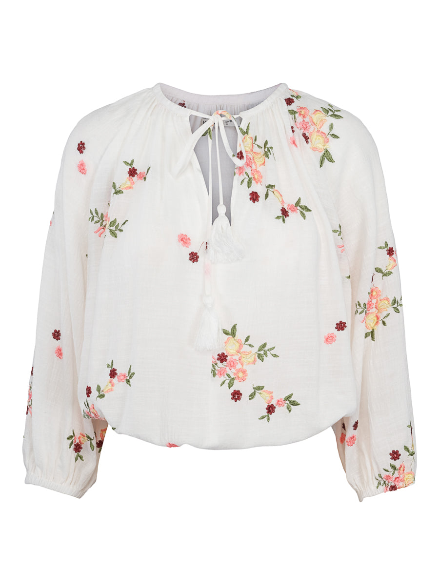 Embroidery blouse Creme