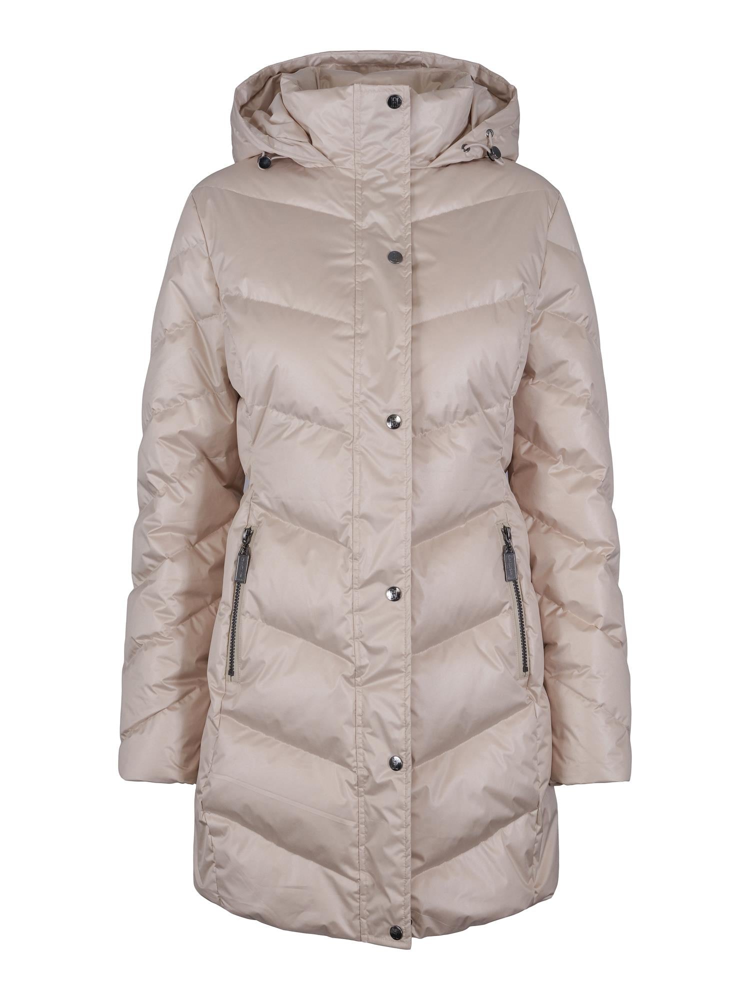 Down jacket lys-beige