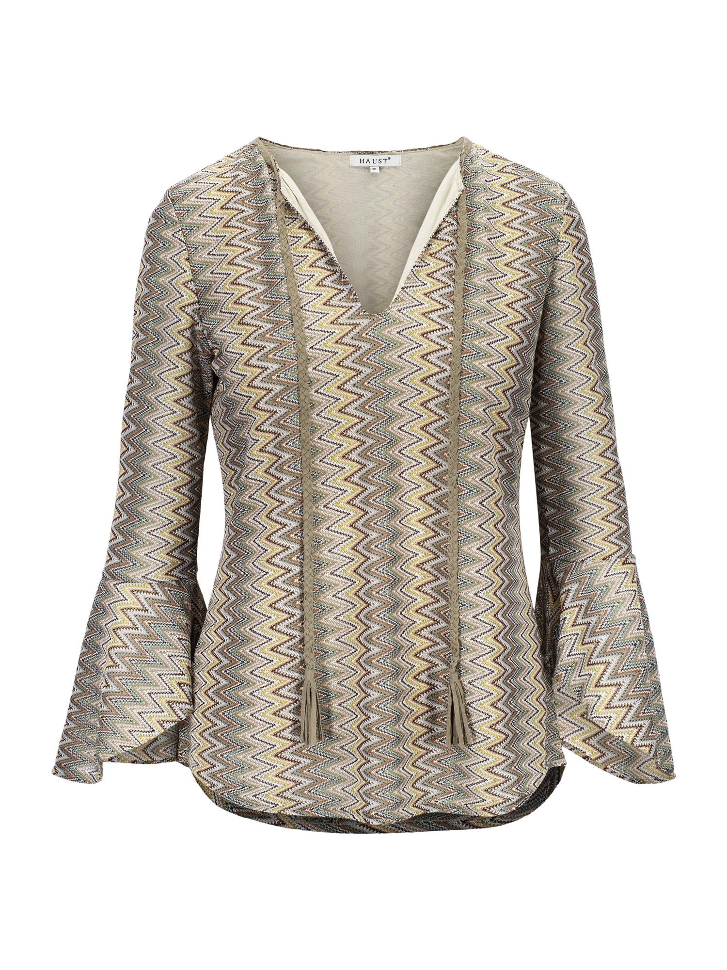 Wave casual blouse Sand