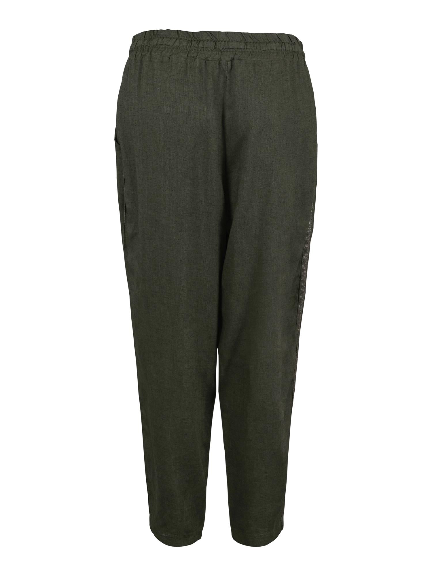 Casual fashion trouser Olivengrønn
