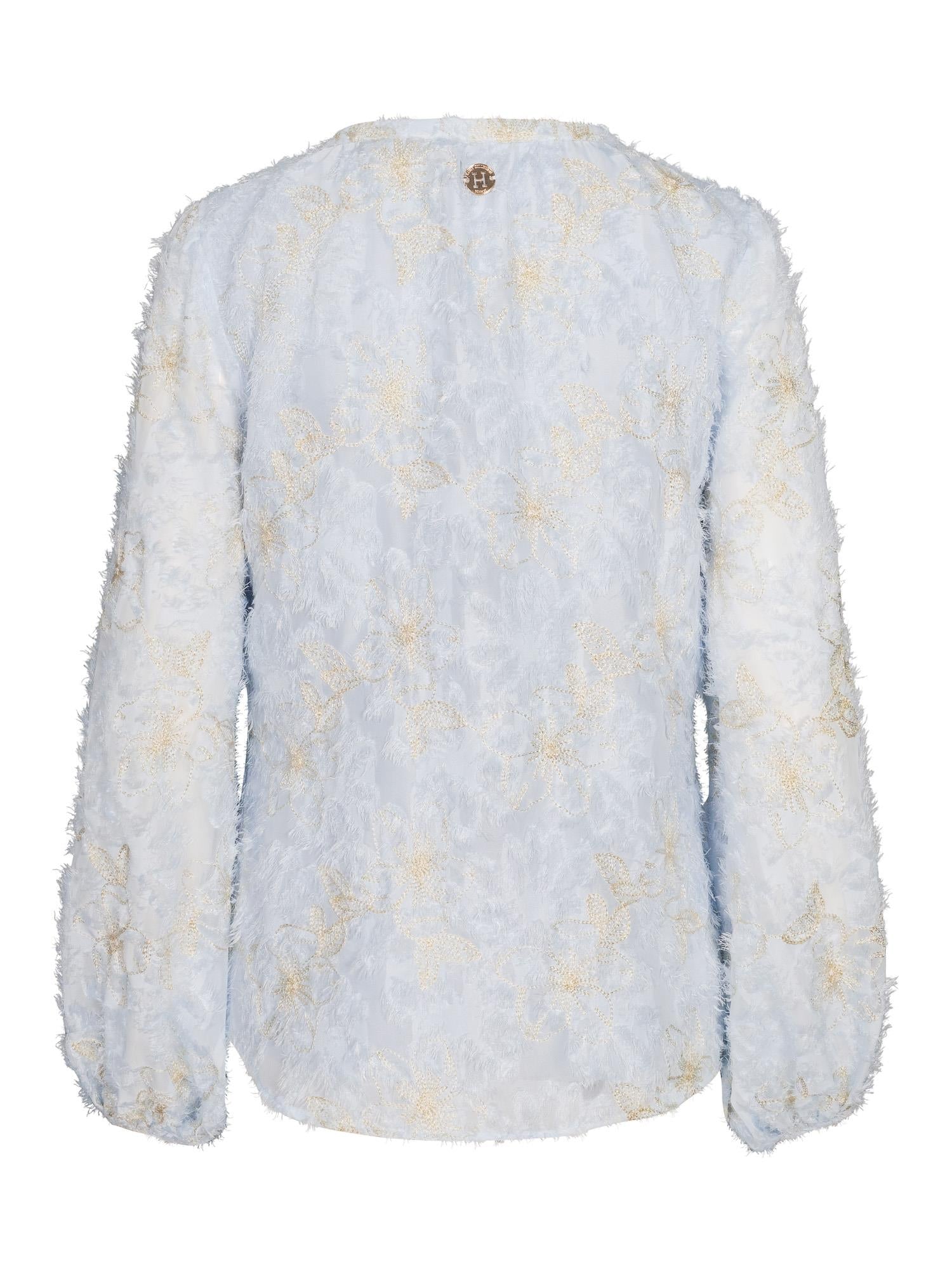 Embr blouse Light Blue