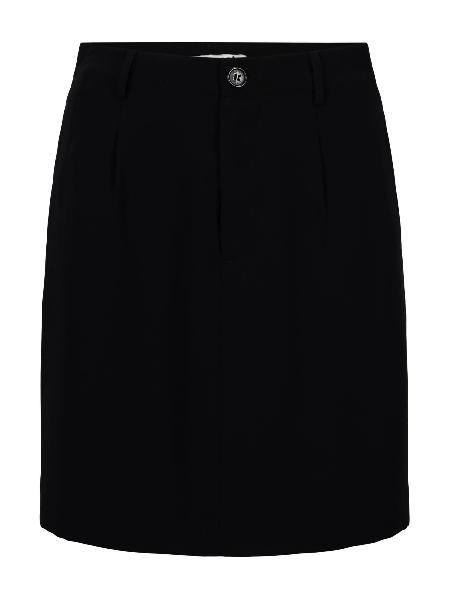 Casual tailored skirt Black