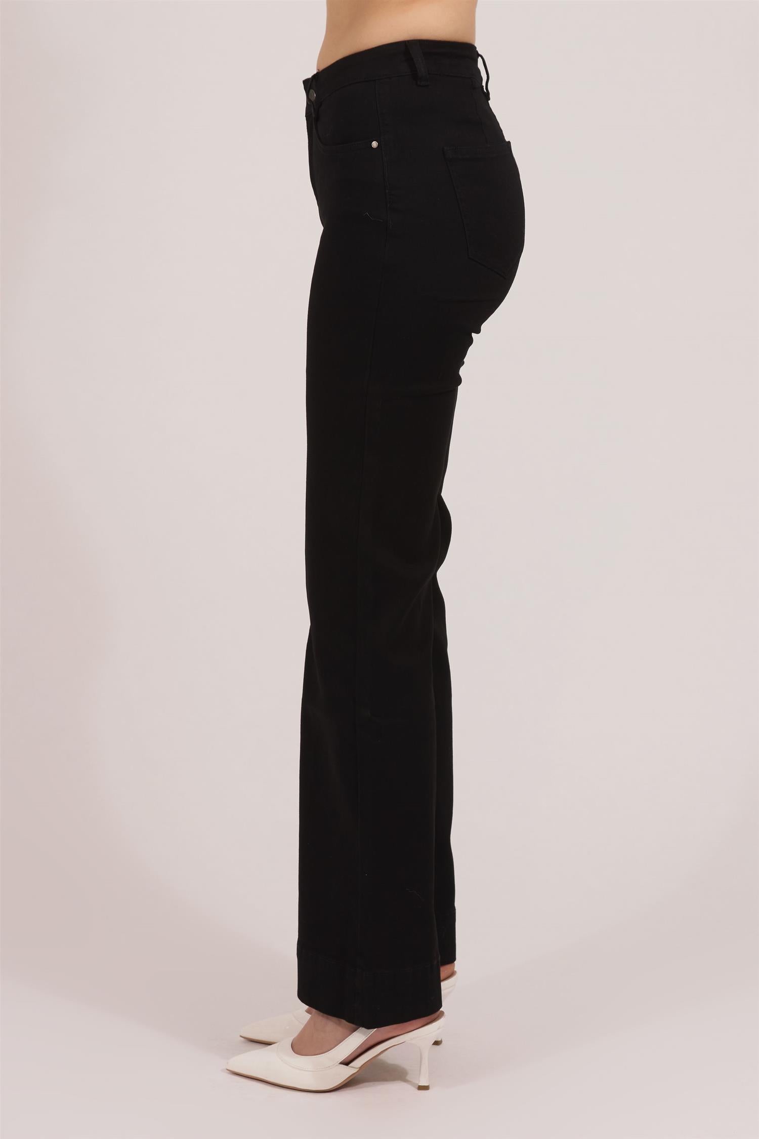 55-287 FANNY jeans -bootcut 79 cm Black