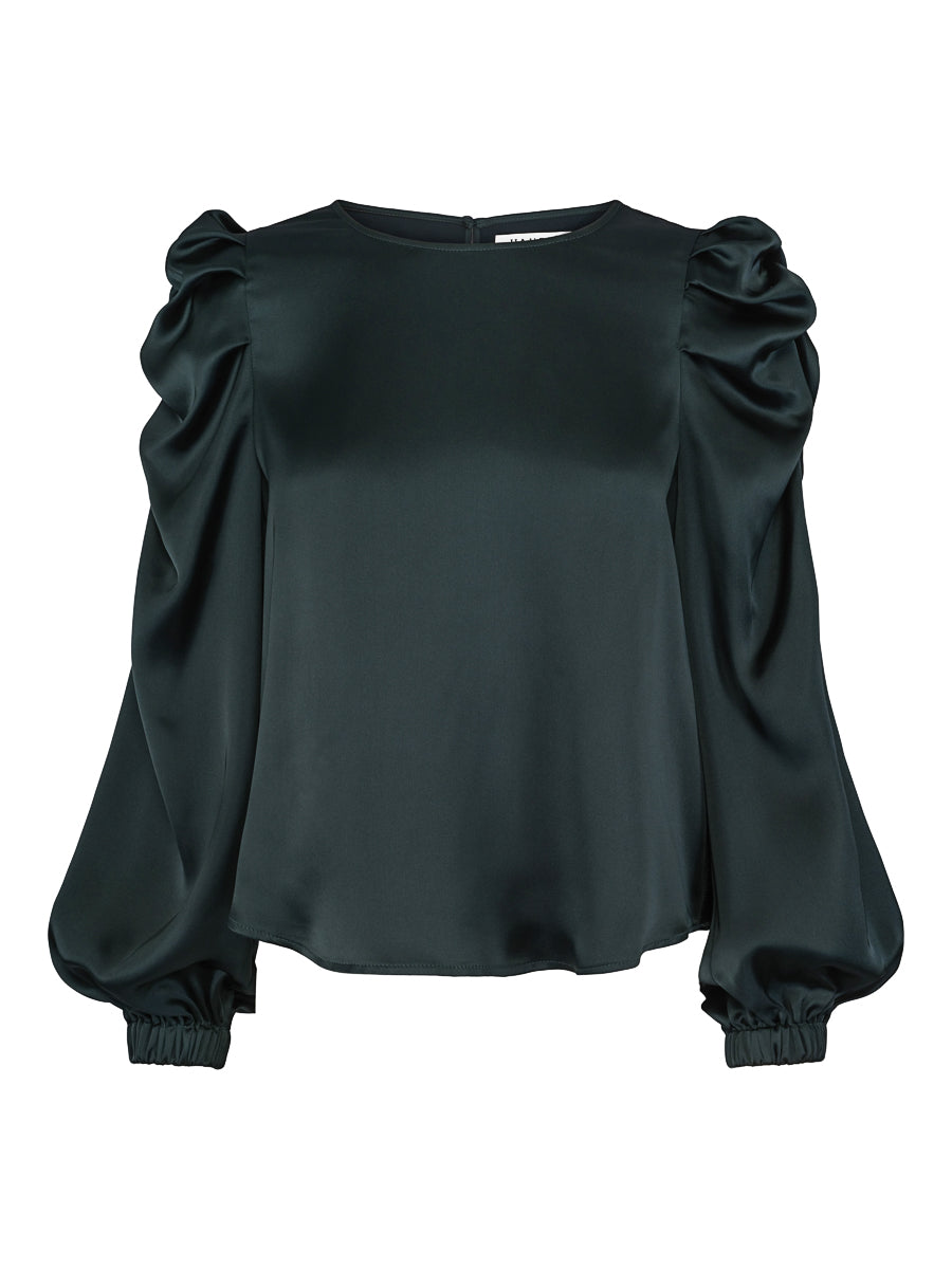 Party sleeve blouse Dark Green