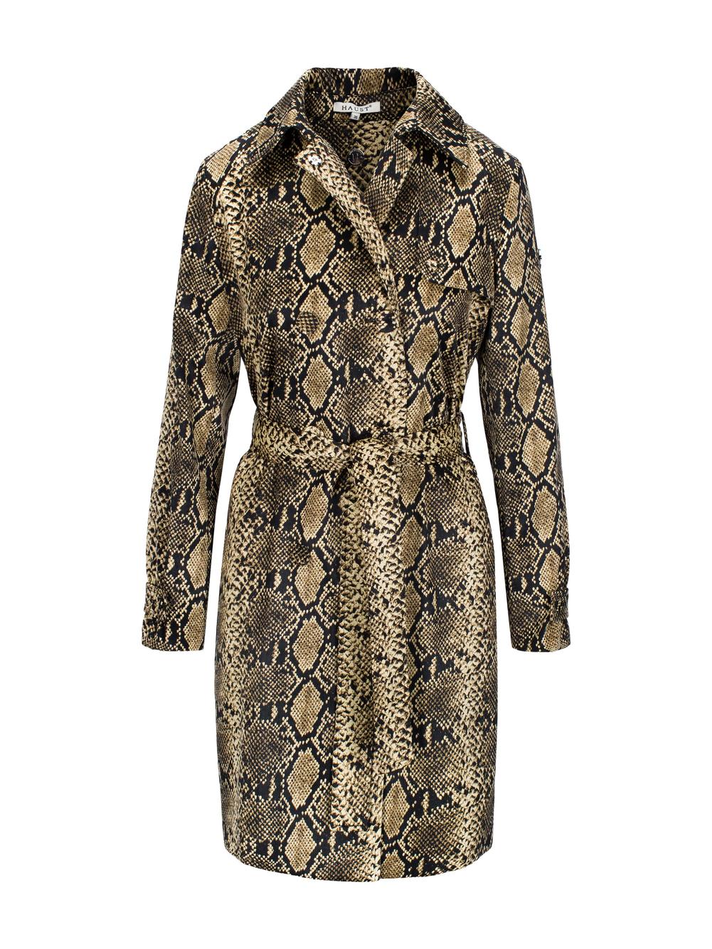 Snake trench coat Multi