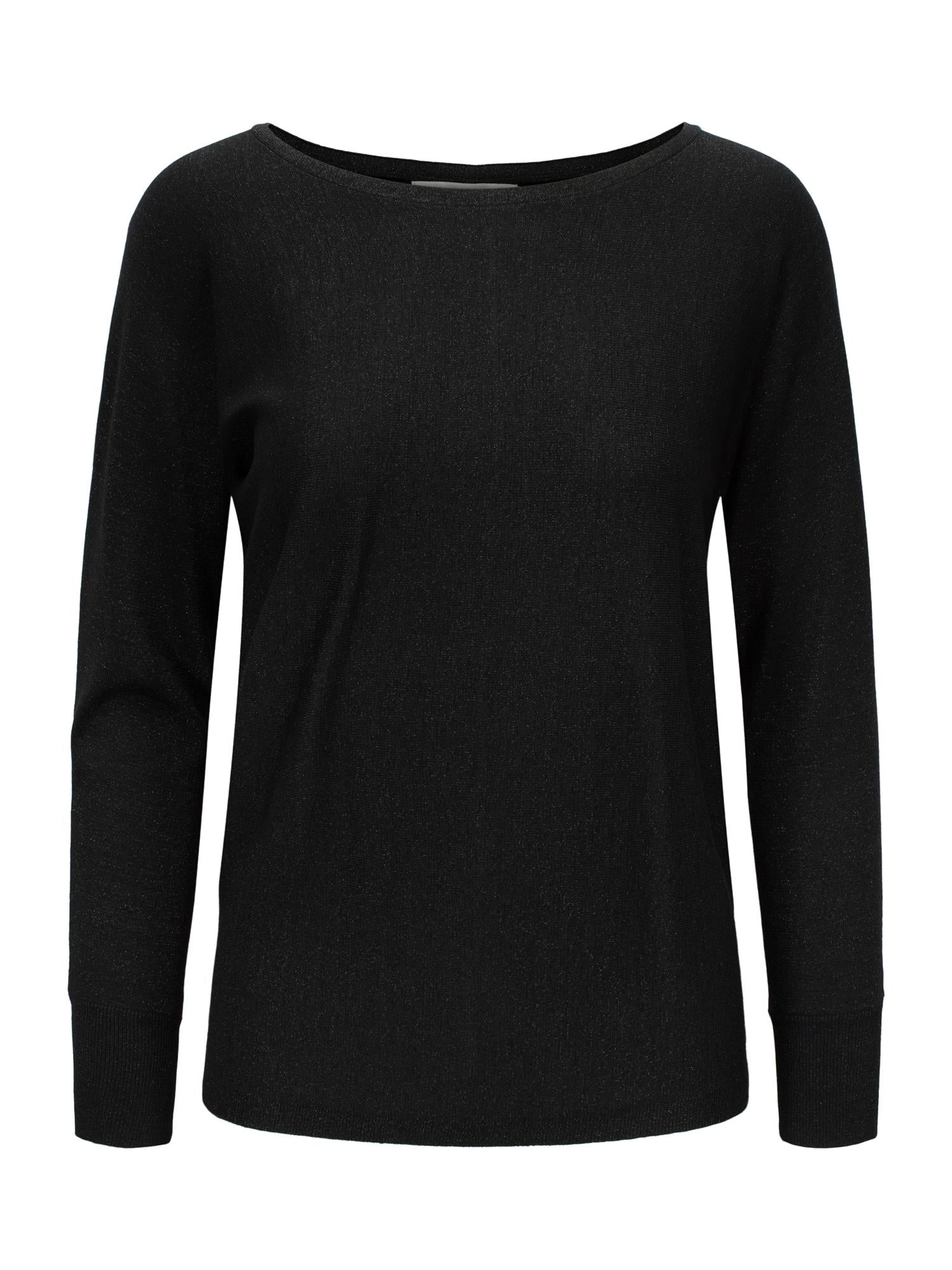 Knitted V-Neck Black