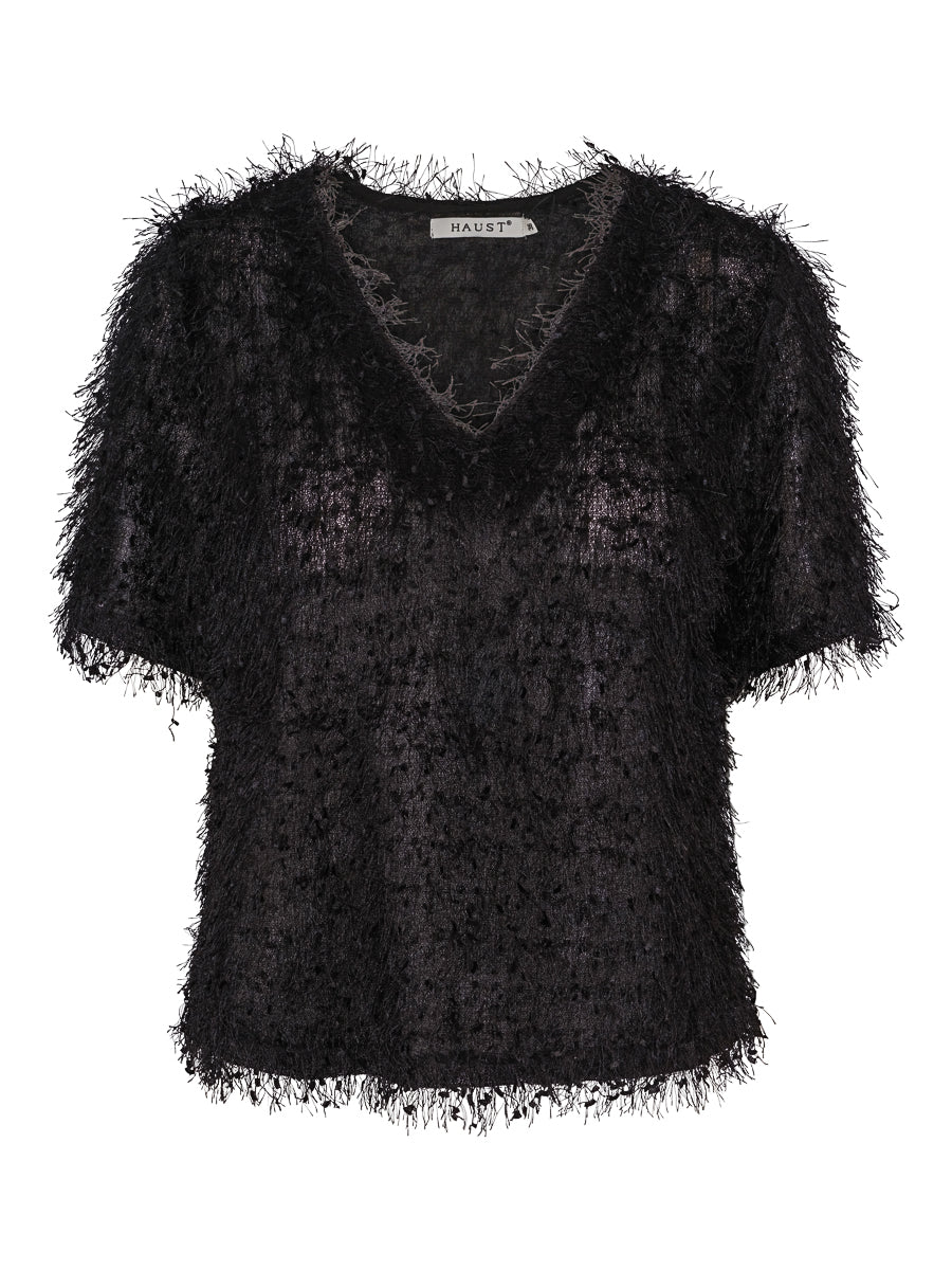 Hairy top Black