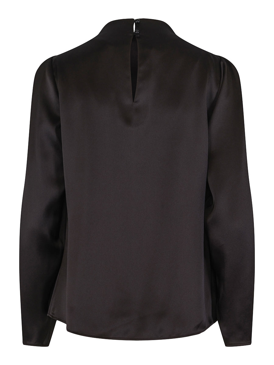 Collar blouse Black