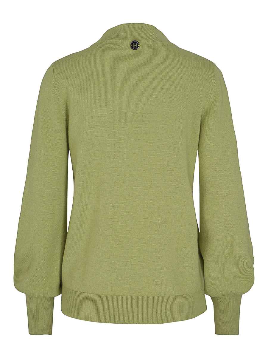 Knitted sleeve pullover Matcha