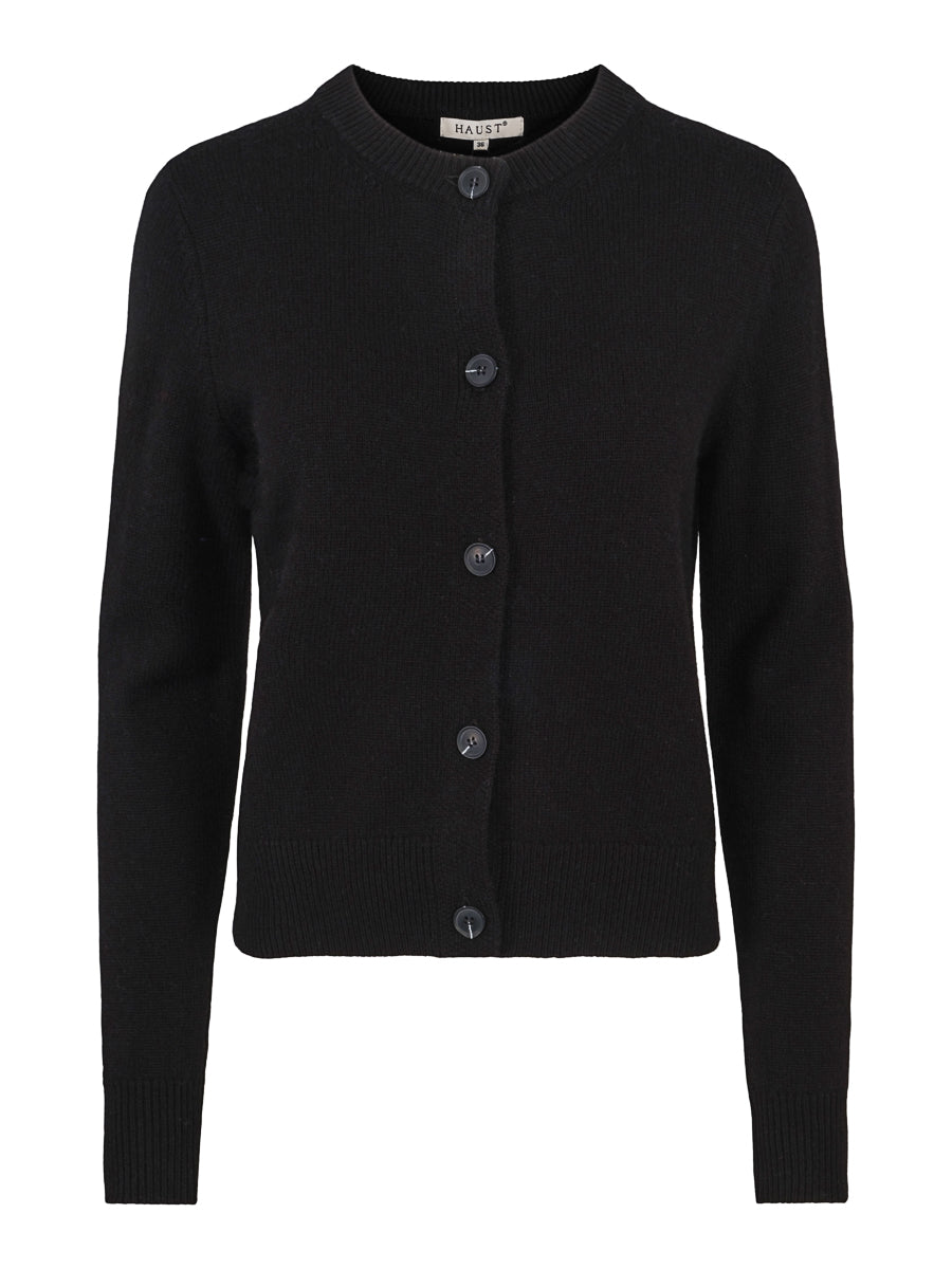 Classic knitted cardigan Black